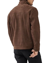 Glen Massey Suede Full Zip Jacket