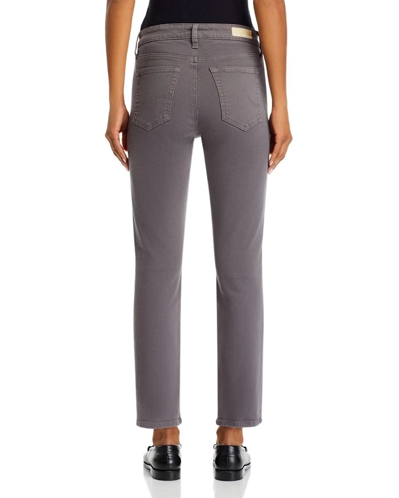 Mari Mid Rise Crop Jeans Misty Grey