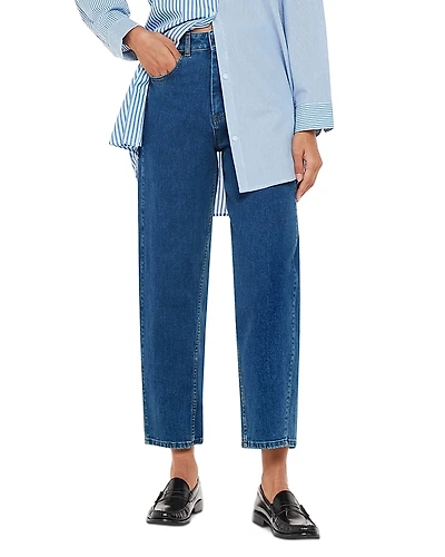 Whistles High Waist Straight Barrel Jeans