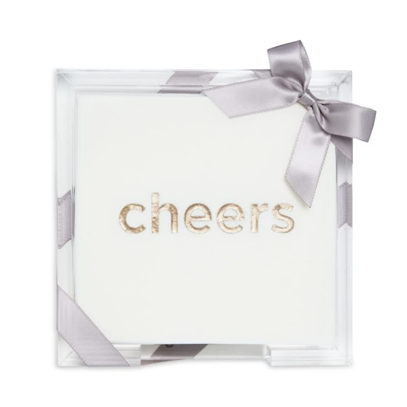 Cheers Cocktail Napkins, Set of 24