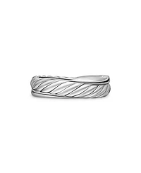 Crossover Ring with Diamonds