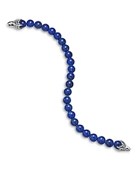 Men's Spiritual Beads Bracelet with Lapis Lazuli, 8mm