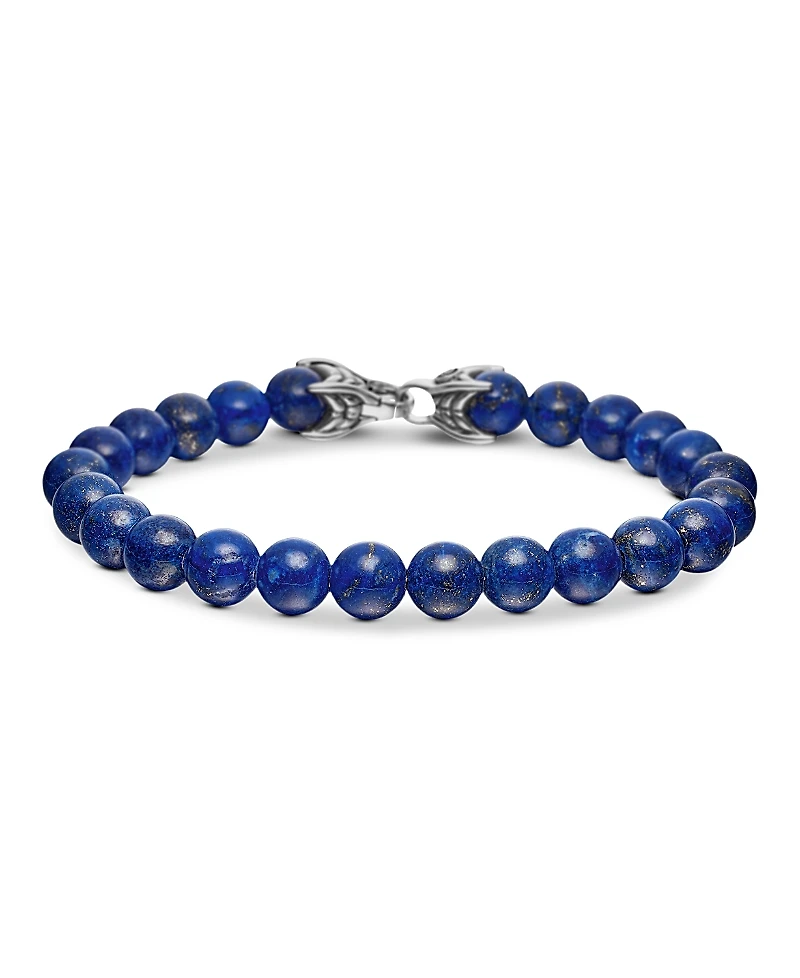 David Yurman Men's Spiritual Beads Bracelet with Lapis Lazuli