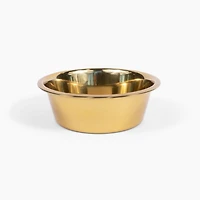 Small Clear Double Bowl Pet Feeder, 1 Quart Bowls