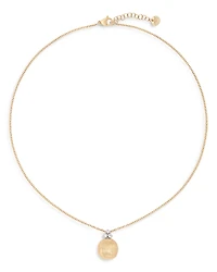 Marco Bicego 18K White & Yellow Gold Africa Diamond Cluster Textured Bead Pendant Necklace, 16.5-18