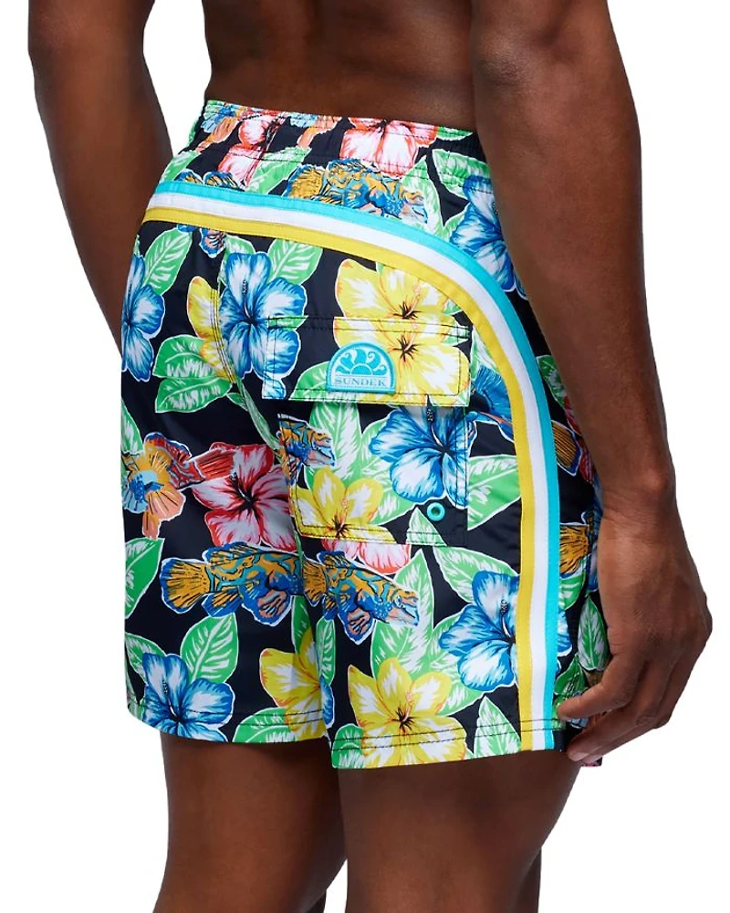 7" Floral Boardshorts