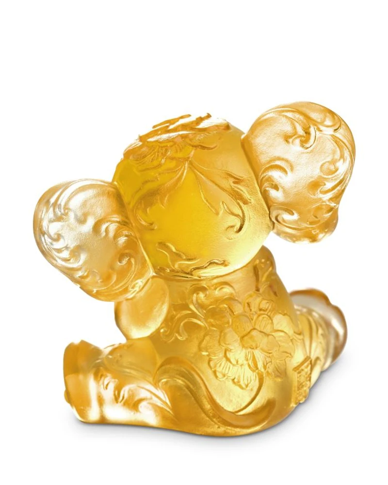 Crystal Elephant Sculpture, Lucky Little Elephant