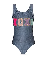 Pq Swim Girls' Xoxo One Piece Swimsuit - Little Kid, Big Kid