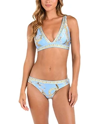 Lexie Chain Print V Neck Bikini Top
