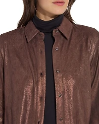 Connie Foiled Shirt Jacket