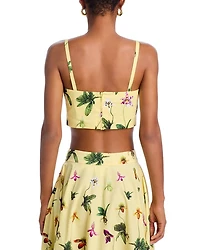 Orchids Cropped Top