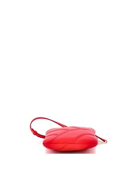 Serpenti Cabochon Phone Holder on Chain Diagonal Quilted Leather