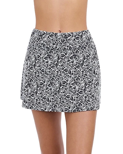 Profile by Gottex Printed Pull on Swim Skirt Cover Up