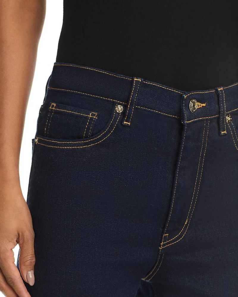 Le Sleek Straight High Rise Cropped Jeans Stargirl