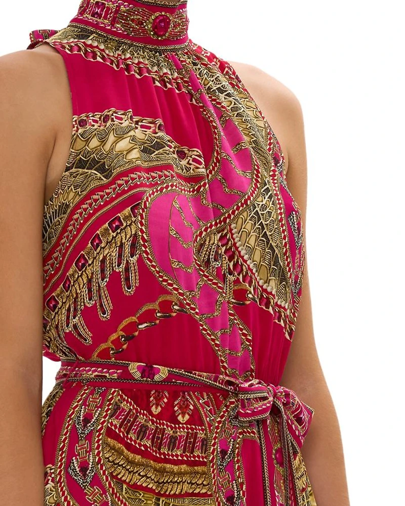 Printed Silk Dress