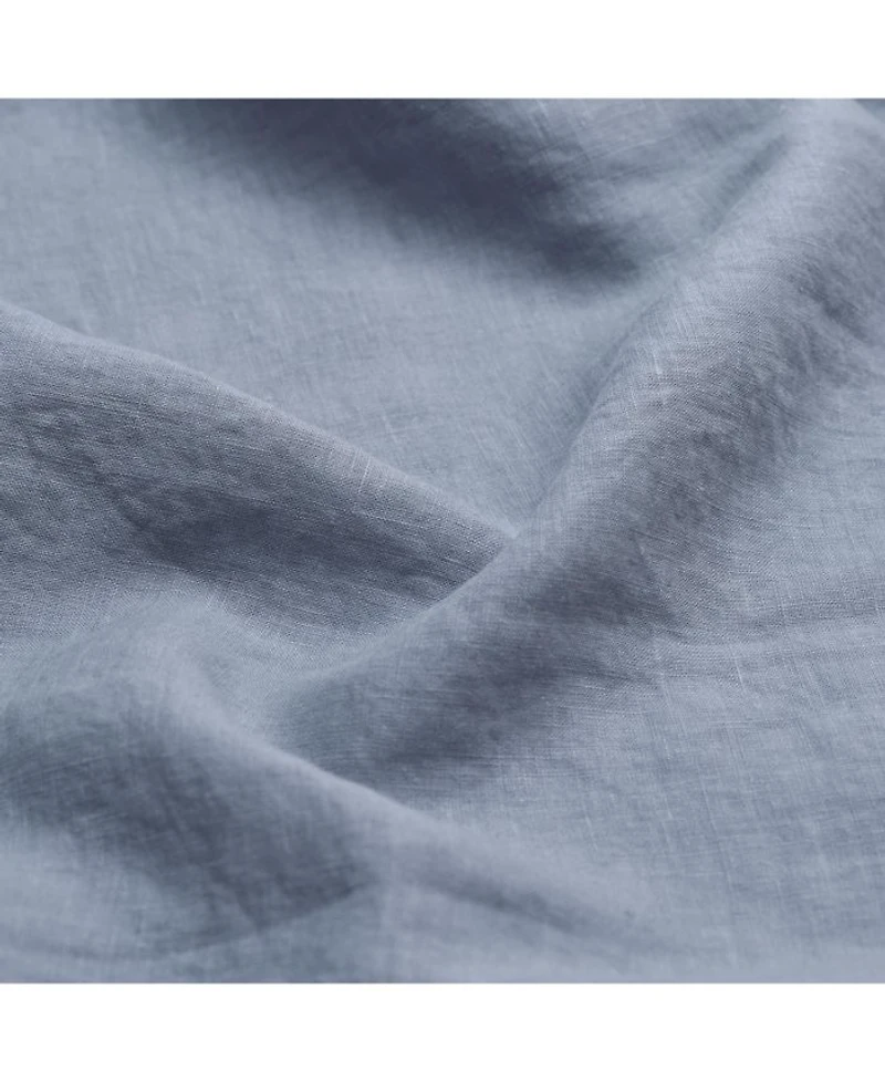 Linen Blend Fitted Sheet, California King