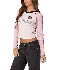 Edikted Game On Long Sleeve T Shirt