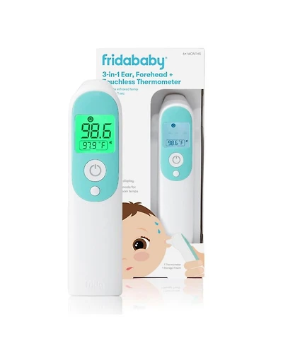 3-in-1 Ear, Forehead + Touchless Infrared Thermometer
