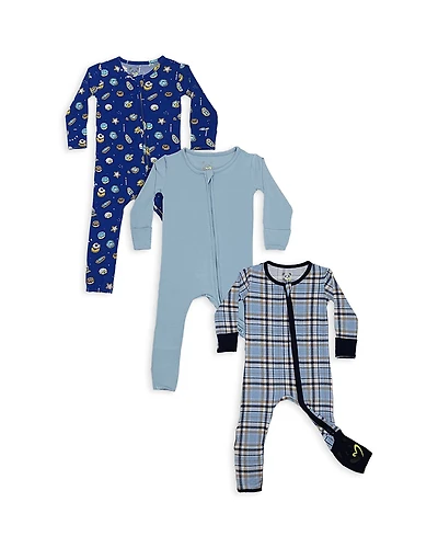 Bellabu Bear Unisex Hanukkah Convertible Footie Bundle - Baby