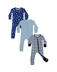 Bellabu Bear Unisex Hanukkah Convertible Footie Bundle - Baby