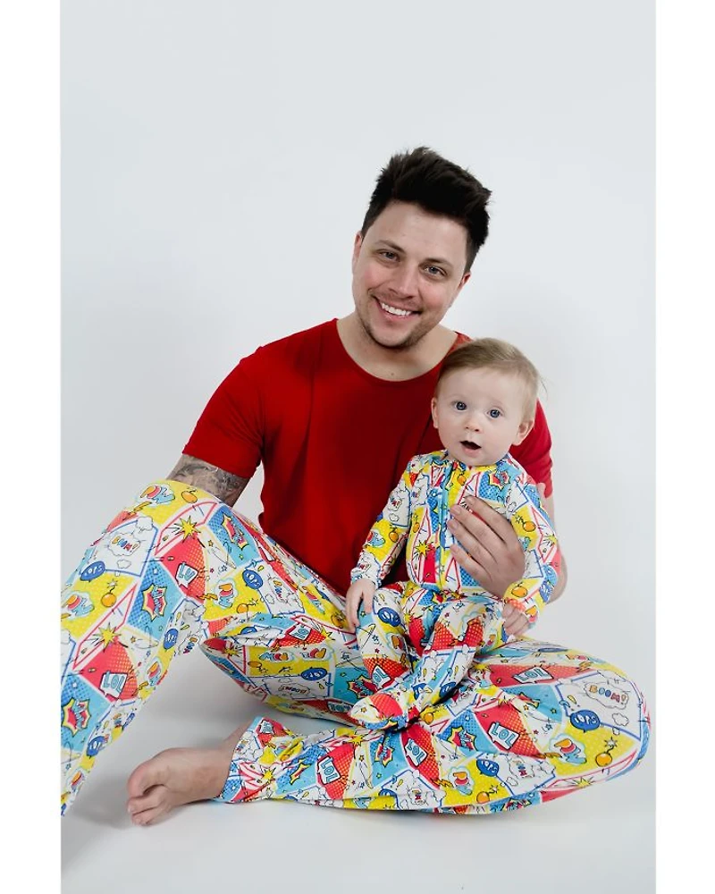 Boys' Comic Hero Convertible Footie - Baby