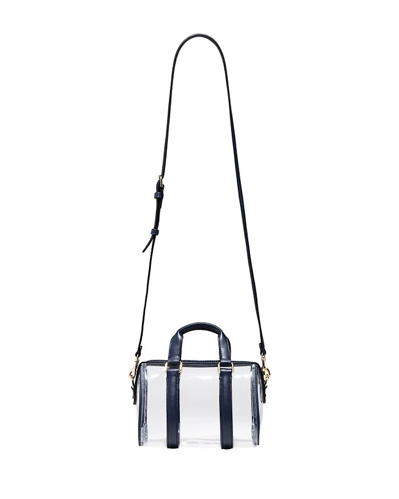 Clear Micro Duffle Crossbody Bag