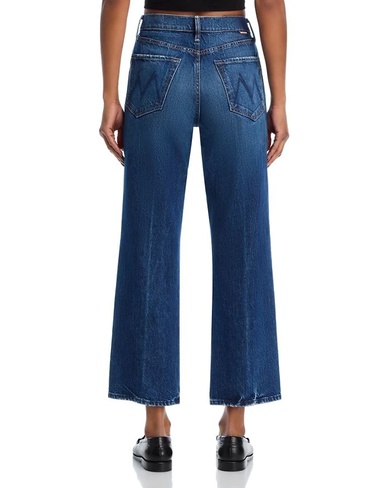The Rambler High Rise Ankle Straight Jeans Well Stacked