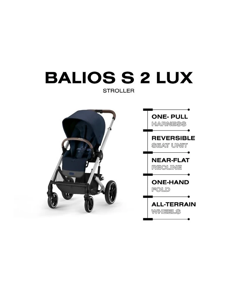 Balios S Lux 2 & Cloud G Lux Travel System with Cot S Lux 2
