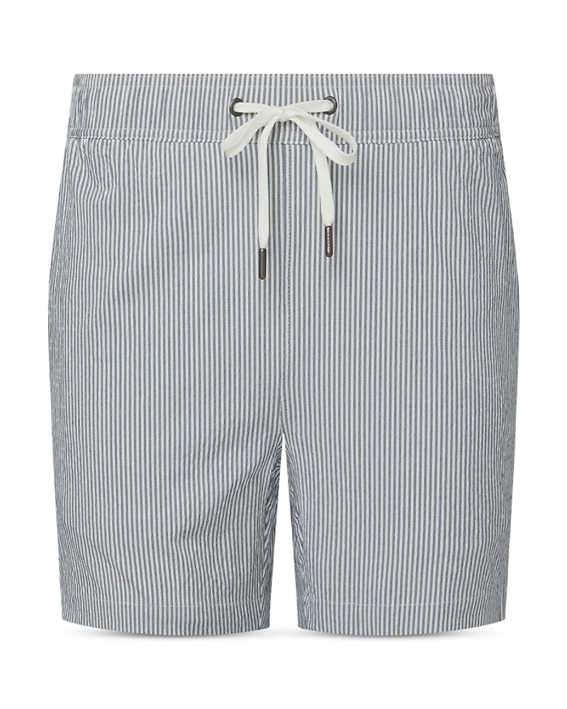 Charles Stripe Regular Fit 5" Swim Trunks