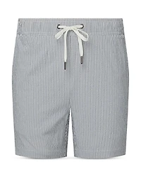 Charles Stripe Regular Fit 5" Swim Trunks