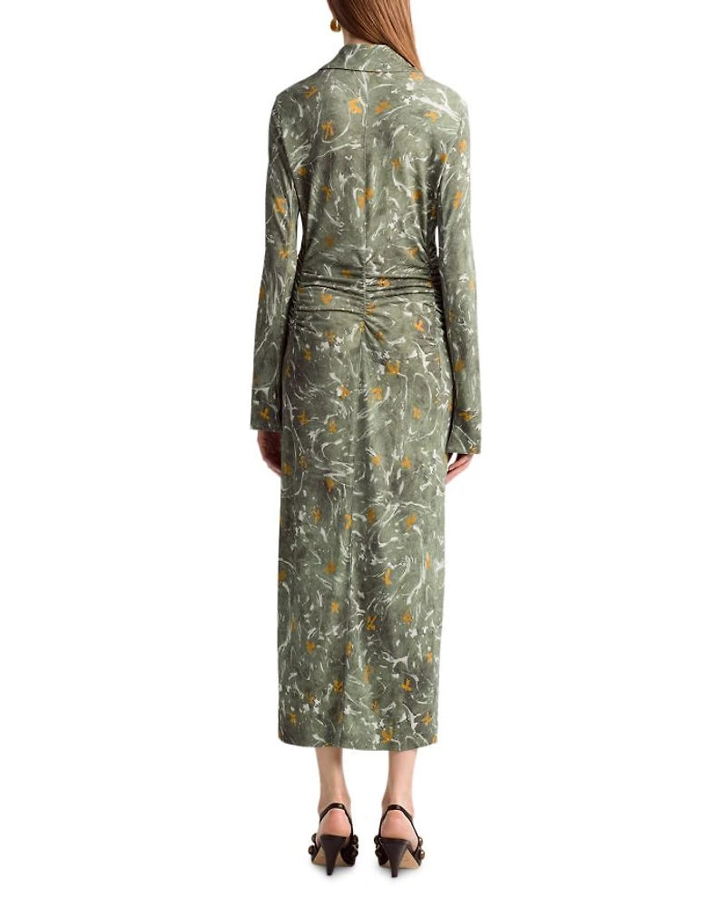 Claudia Floral Button Front Dress