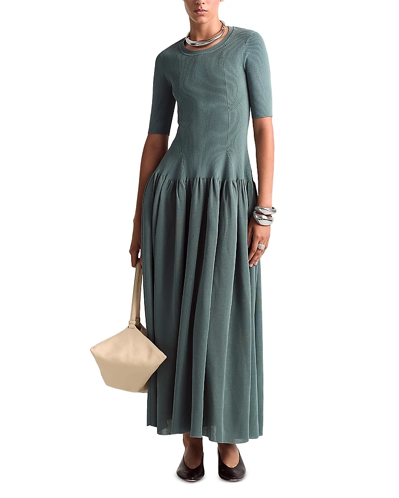 Altuzarra Maisie Pleated Maxi Dress