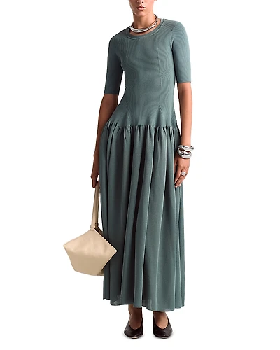 Altuzarra Maisie Pleated Maxi Dress