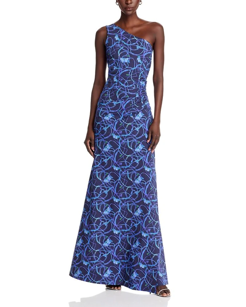 Iriza Long Print Dress