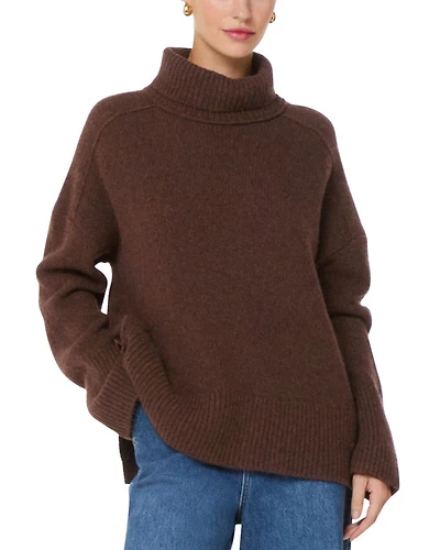 Wool Roll Neck Knit Sweater
