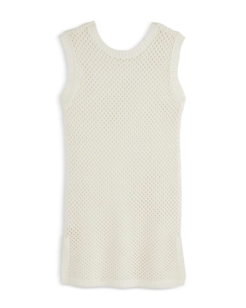 Girls' Reina Crochet Cover-Up Dress - Little Kid, Big Kid