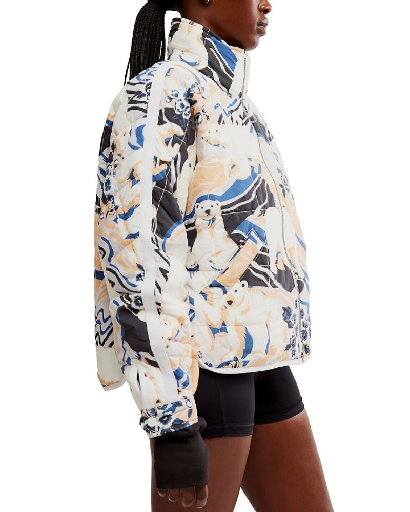 Pippa Packable Printed Jacket