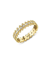 Sydney Evan 14K Yellow Gold Diamond Marquise Eternity Ring