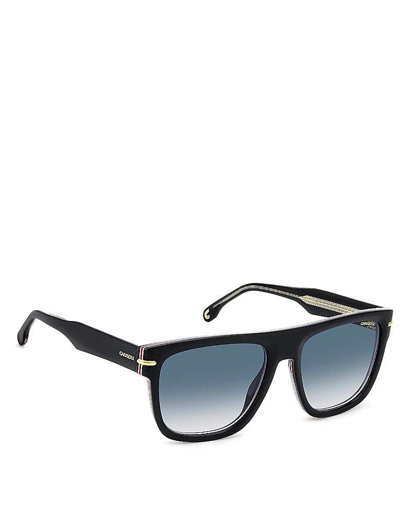 Carrera Rectangle Sunglasses, 57mm