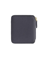Small Leather Zip Around Wallet
