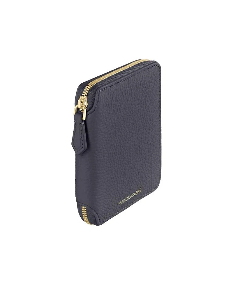 Small Leather Zip Around Wallet