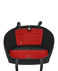 Large Leather Snap Soft Tote
