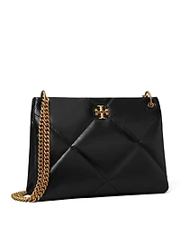 Small Kira Diamond Quilted Leather Shoulder Bag