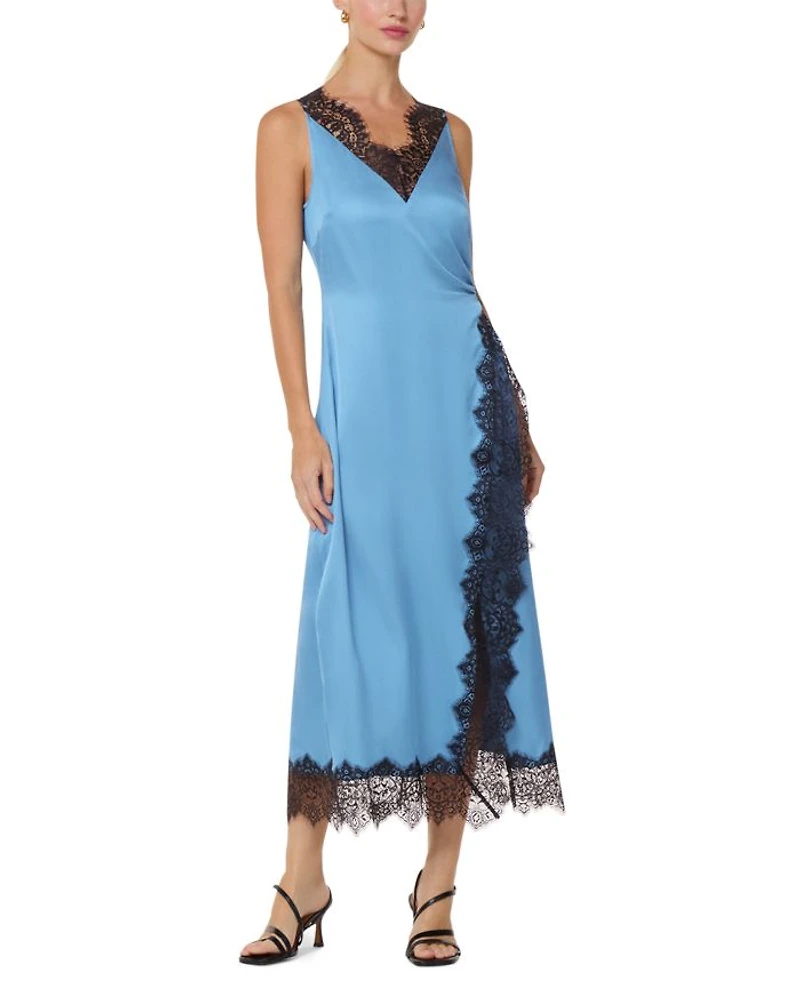 Iris Lace Wrap Dress