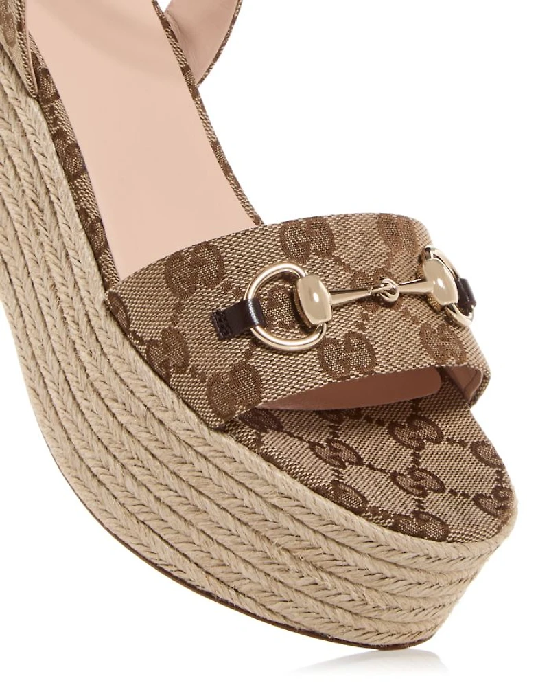 Women's GG Espadrille Platform Sandals