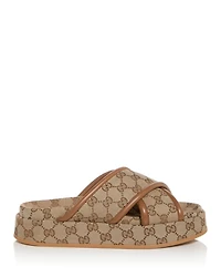 Women's GG Platform Slide Sandals