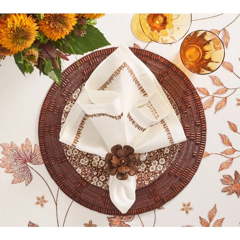 Wood Matrix Placemat, Set of 2