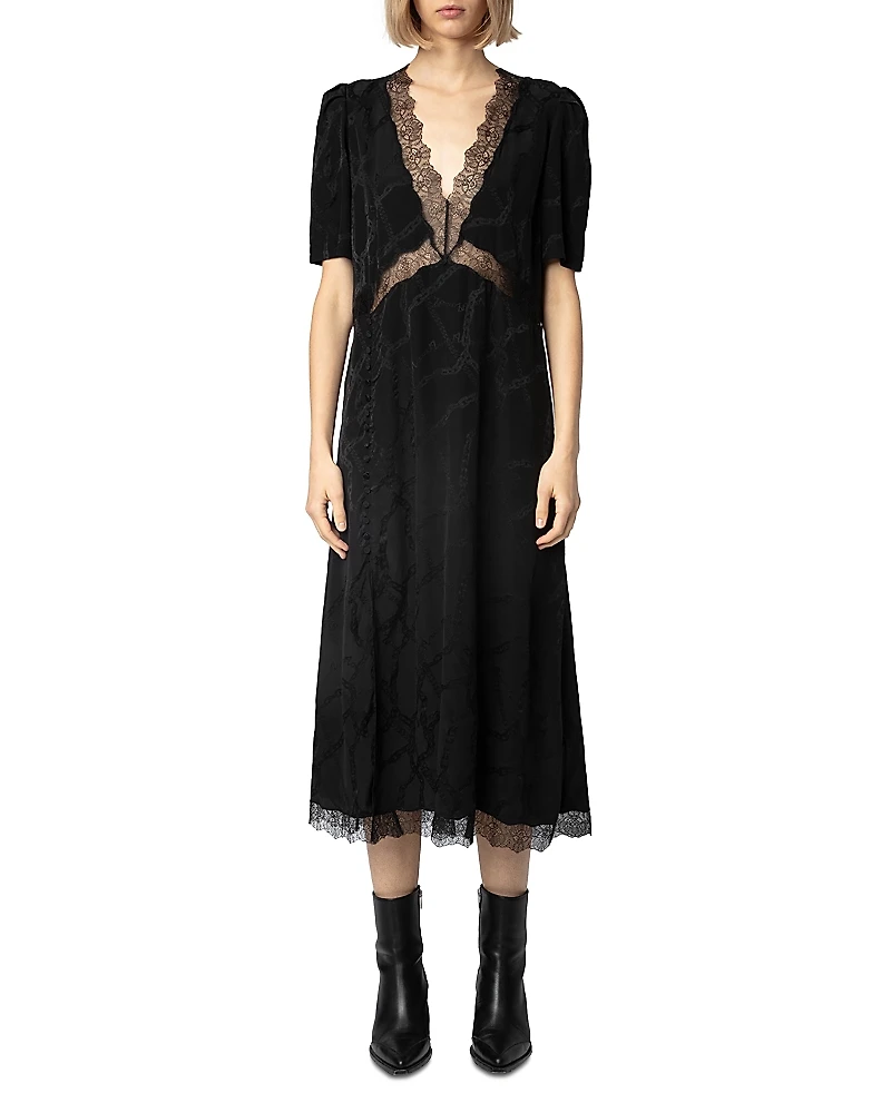 Zadig & Voltaire Redox Jac Chaines Noir Dress