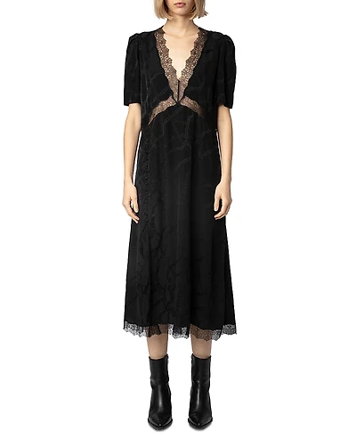 Zadig & Voltaire Redox Jac Chaines Noir Dress