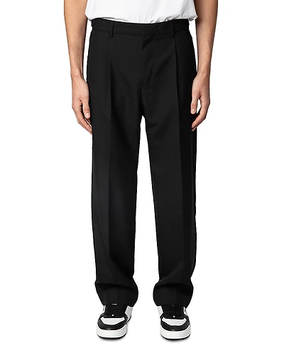Zadig & Voltaire Pawl Regular Fit Darted Pants
